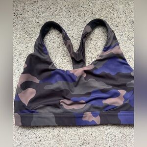 Athleta Women’s Camo Sports Bikini Top - Purple/Gray